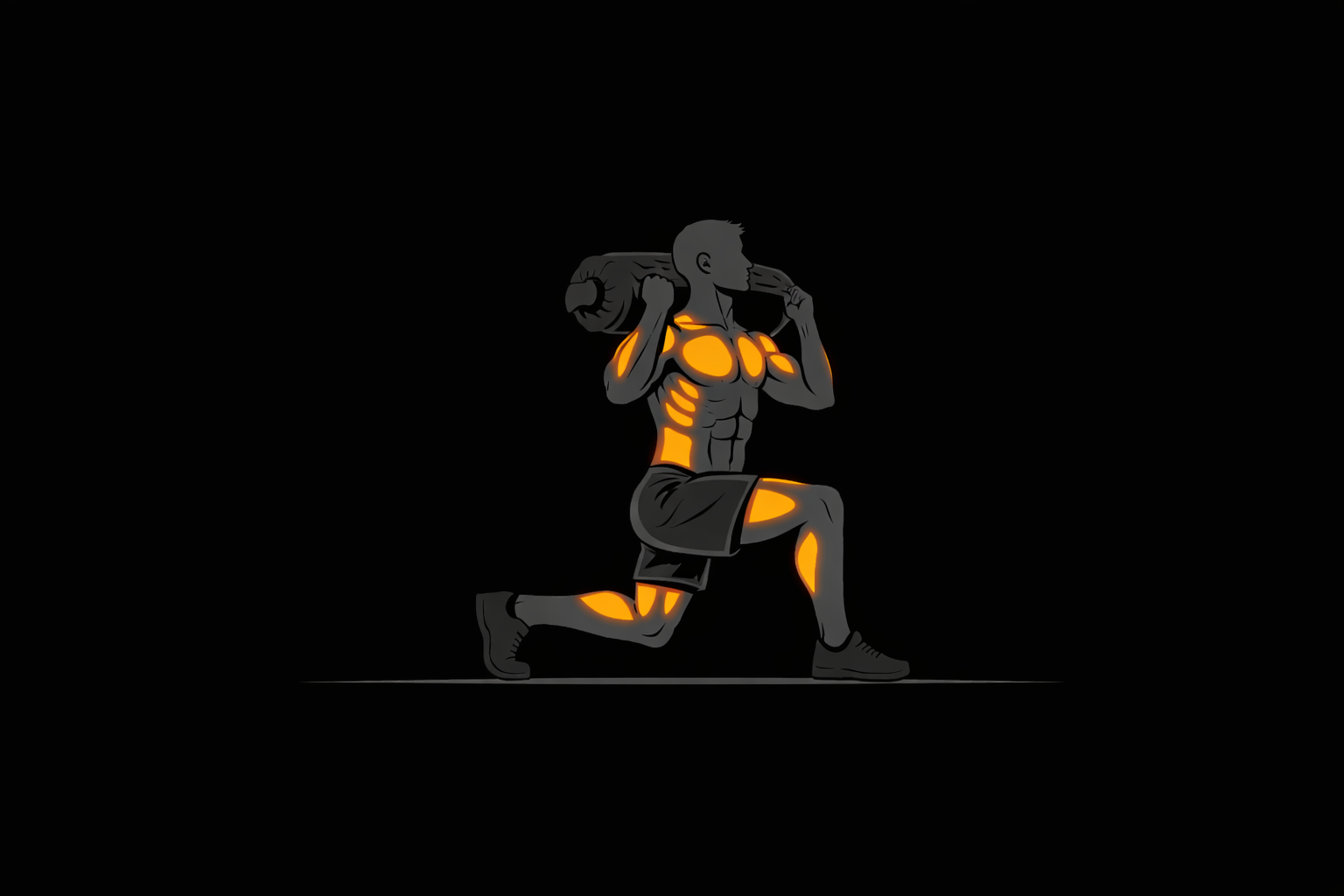 Sandbag Lunges